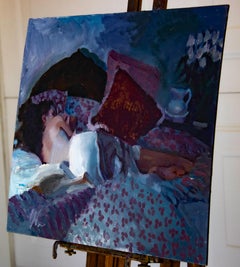 Soliloquy In Blue_, Oil Painting