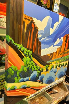 Les Canyons s'animent, peinture originale