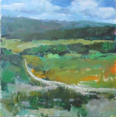 Straße durch das Hinterland, Originalgemälde