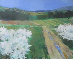 Verger en fleurs, peinture originale