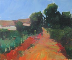 Side Road, France, Original Painting