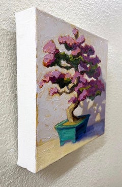 Pink Bonsai, Oil Painting