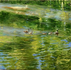 Canada Geese, Oil Painting
