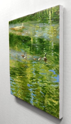 Canada Geese, Oil Painting
