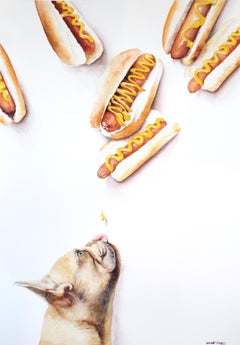 Des chiens !, Peinture originale
