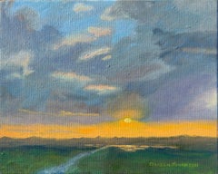 Hold My Hand as the Day Fades Away, Oil Painting