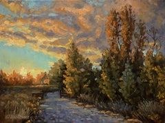 Amber Canopy, Oil Painting