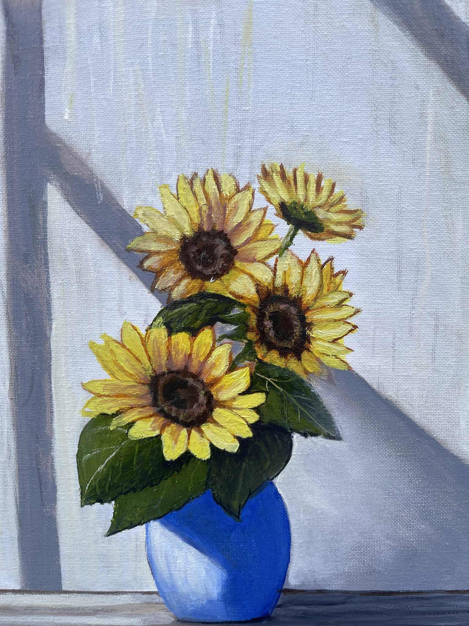 Sonnenblumen, Ölgemälde