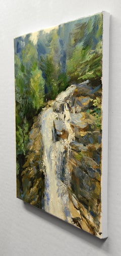 Pitch Fork Falls Skagway, Alaska, Oil Painting