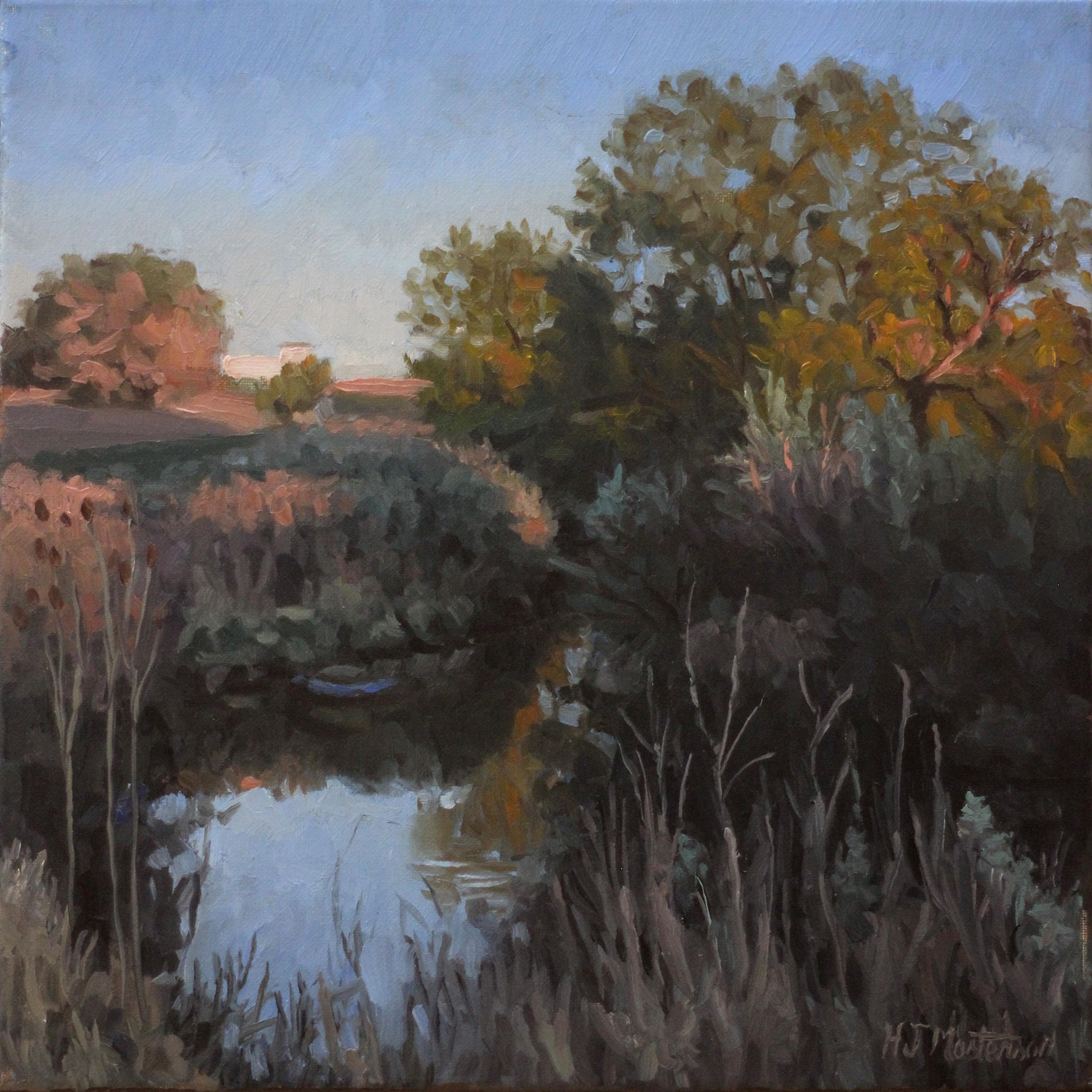 Near Restful Waters, Oil Painting