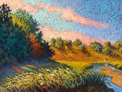 Sunset at Meetinghouse Road Marsh, Original Painting