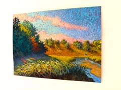 Sunset at Meetinghouse Road Marsh, Original Painting