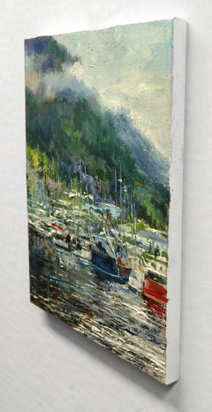 Ketchikan Marina, Oil Painting