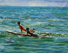 Anticipation, Oil Painting