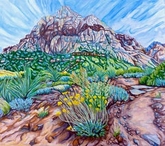Spring in Oak Creek Canyon, Oil Painting