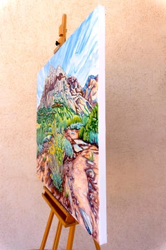 Spring in Oak Creek Canyon, Oil Painting