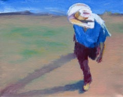 Casting a Shadow on a Blue Sky, Oil Painting