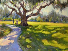 Under the Oaks, Oil Painting