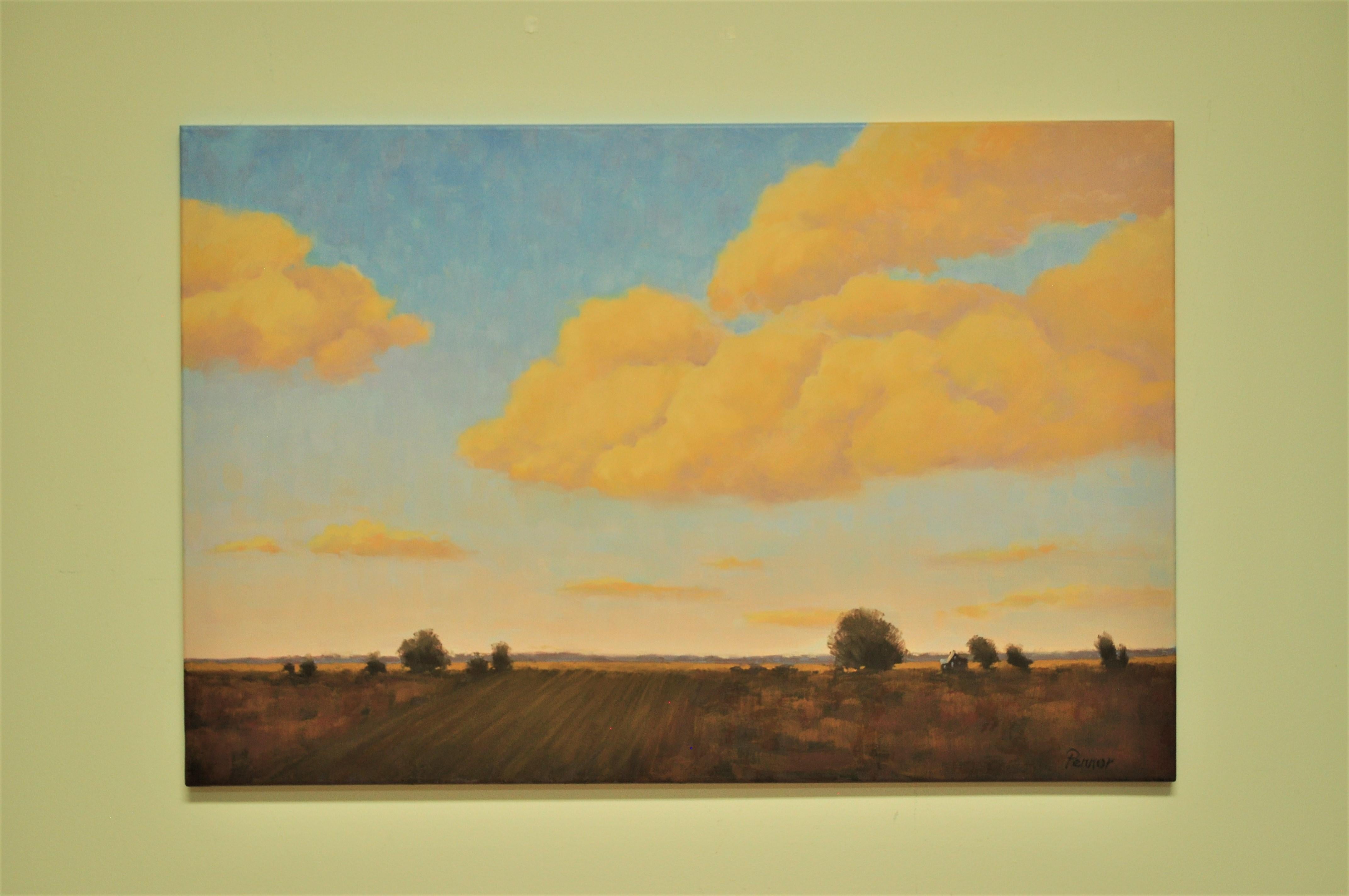 Big Sky - Realist Painting by Robert Pennor