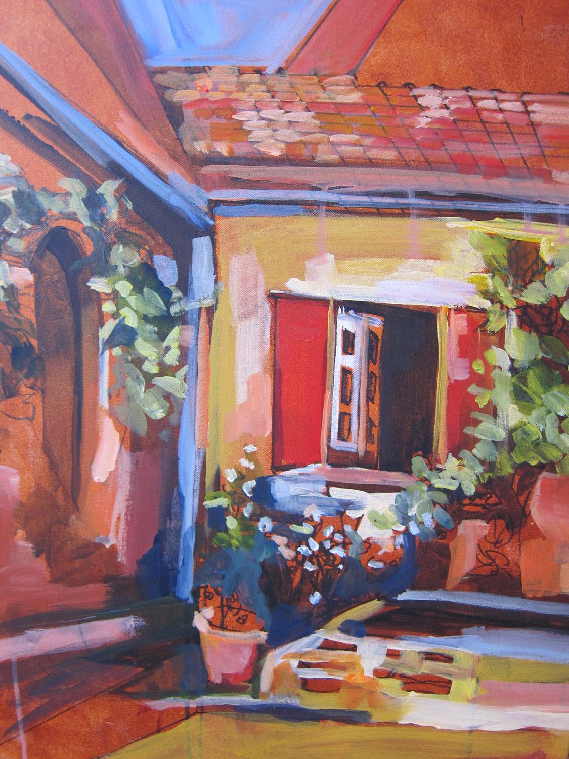 French Countryside Part II - Expressionist Art by Colette Wirz Nauke