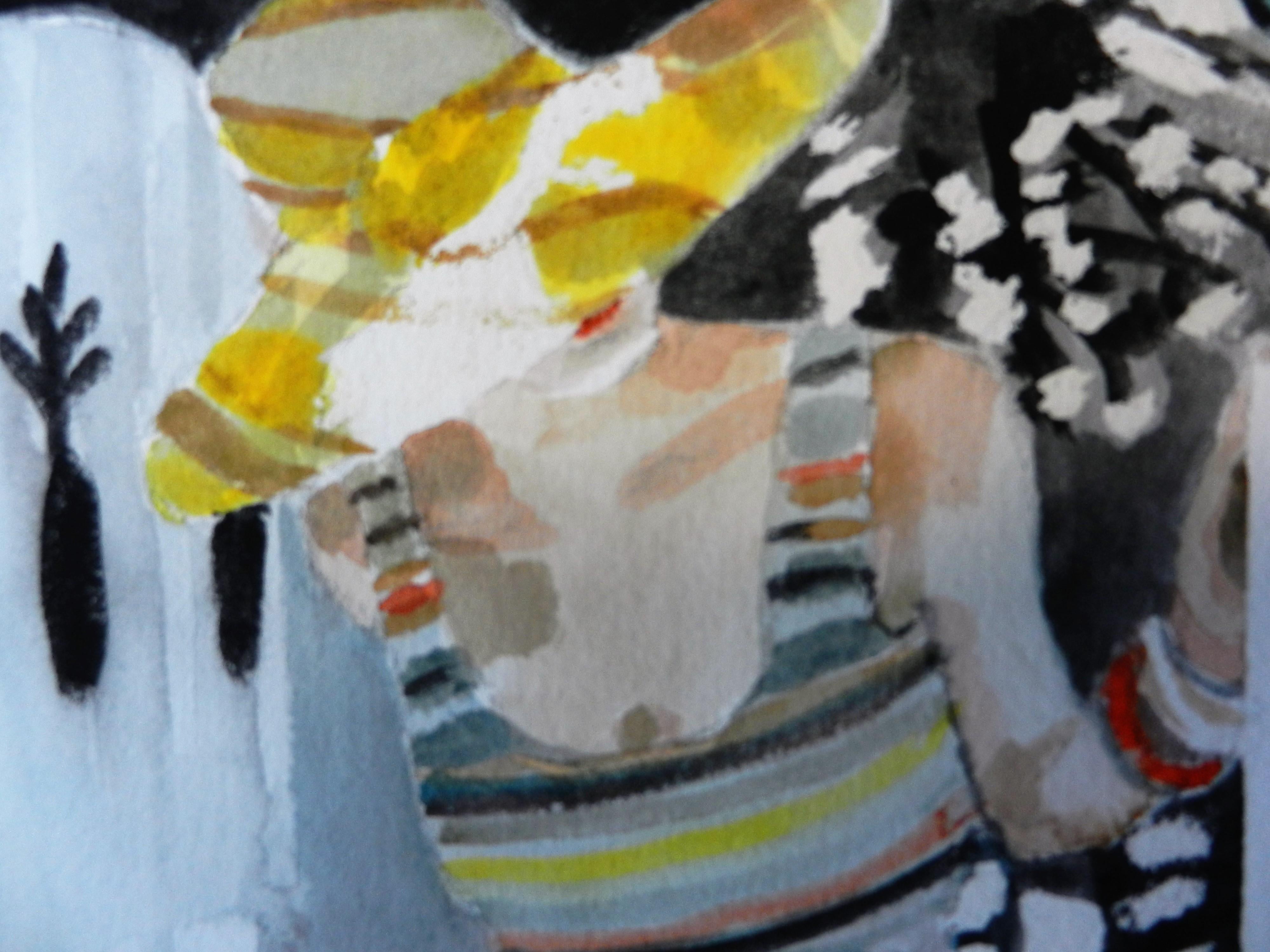Yellow Sunhat - Contemporary Art by Mary Pratt