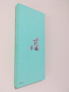 Conejo y arrecife de coral