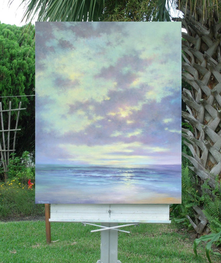Break in the Clouds - Impressionist Painting by Gail Greene