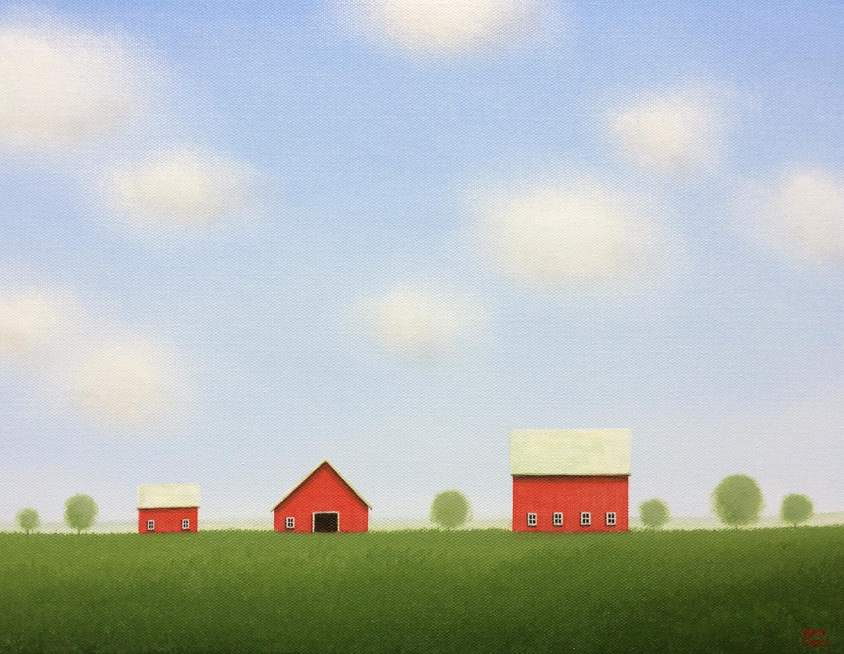 Fattoria Stone House - Painting Contemporaneo di Sharon  France