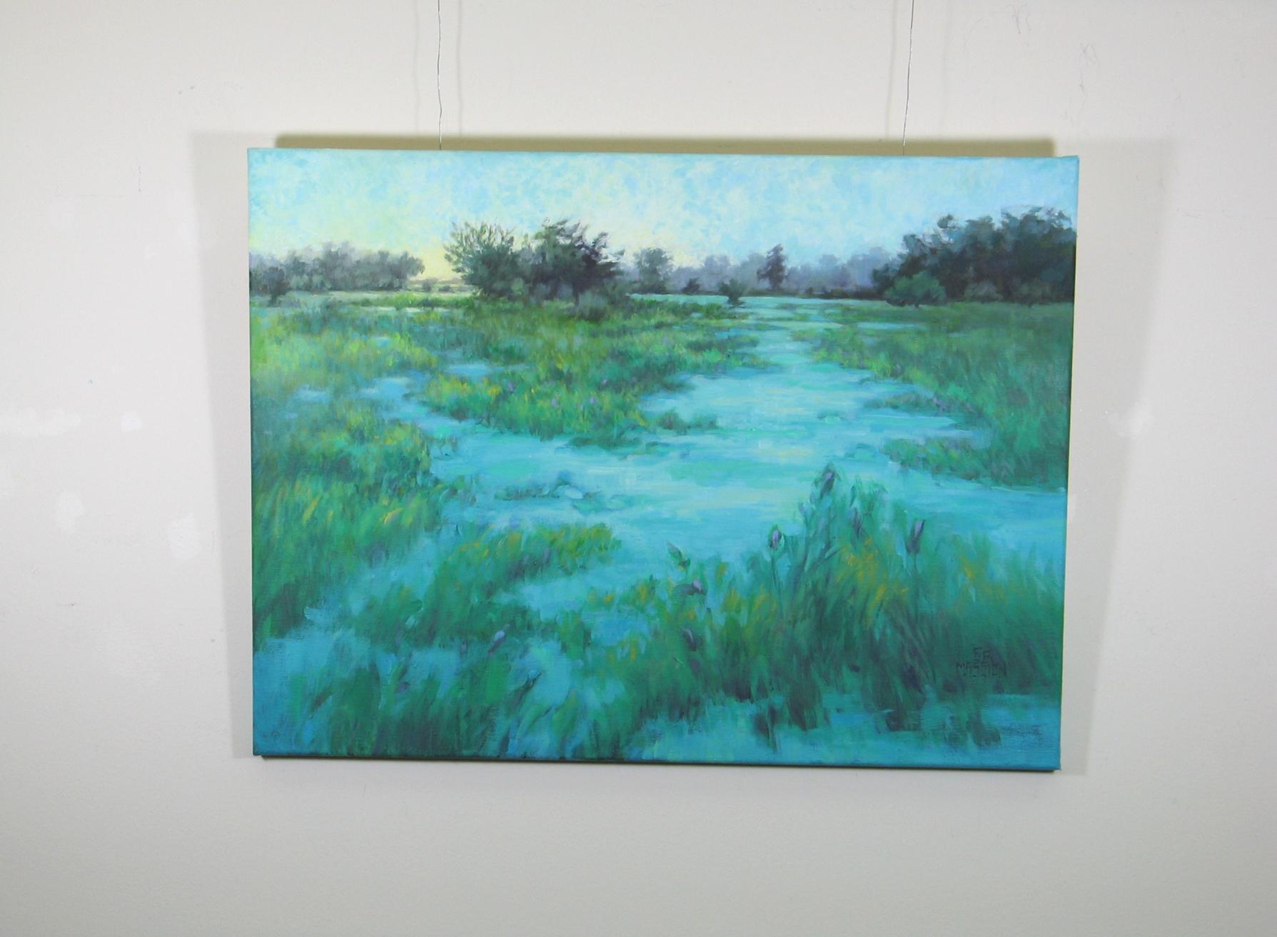Mondo acquatico High Noon - Painting Impressionismo di Suzanne Massion