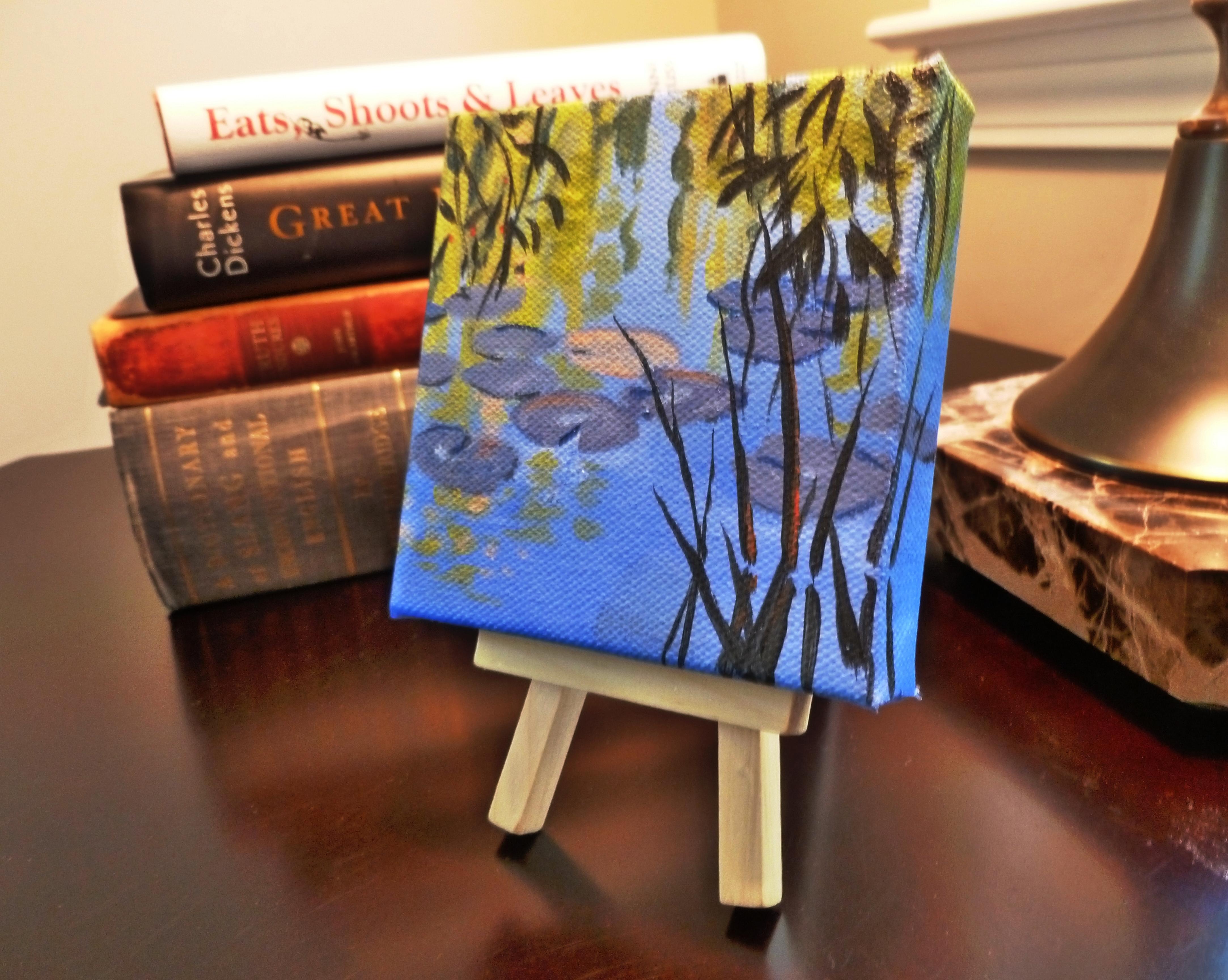 Waterlilies and Willows - Abstract Impressionist Art by Catherine McCargar