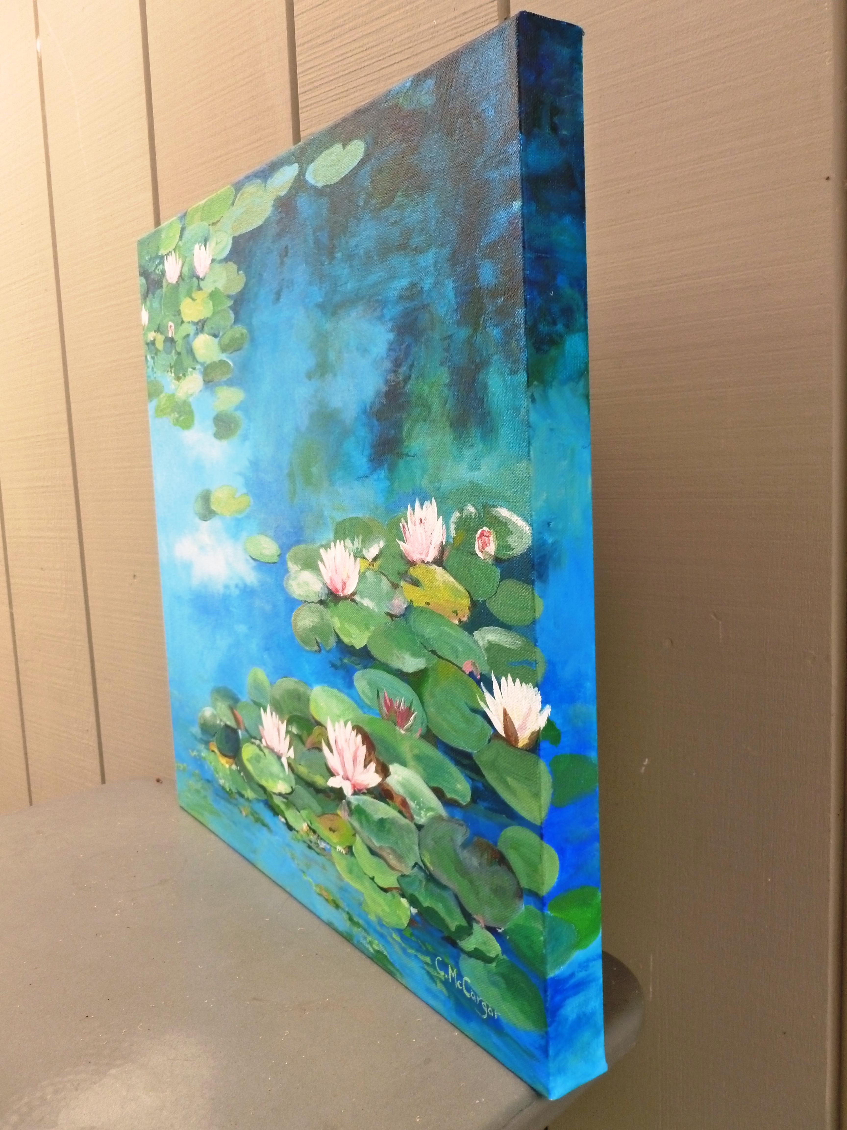 Waterlilies - Abstract Impressionist Art by Catherine McCargar