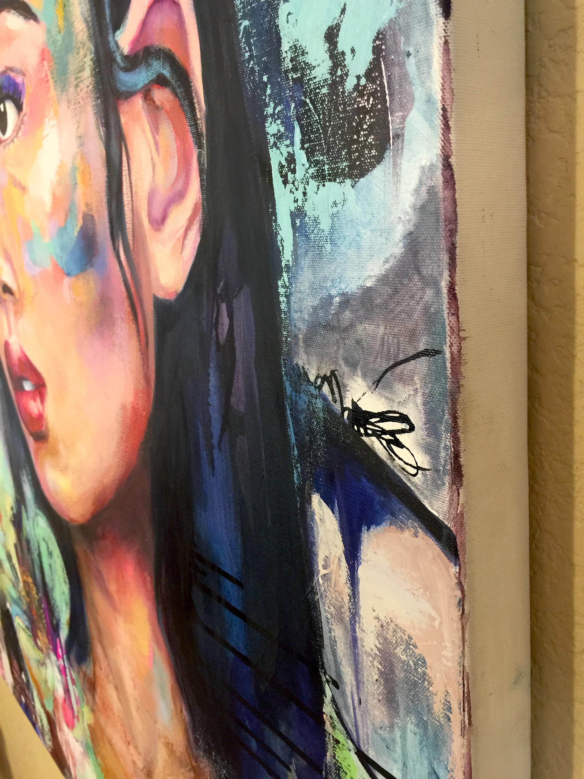 Viaggio al limite - Painting di Miranda Gamel