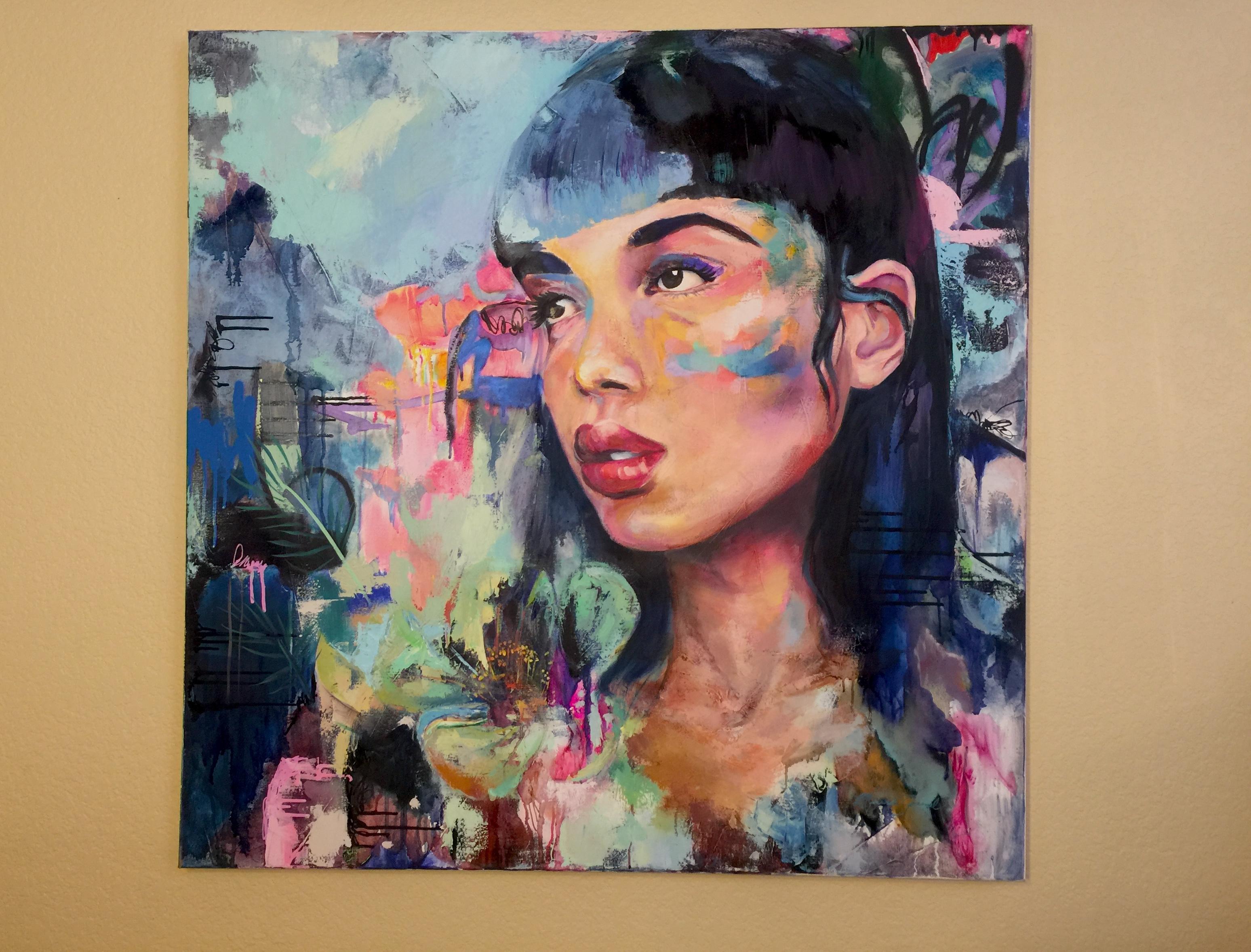 Viaggio al limite - Painting Contemporaneo di Miranda Gamel