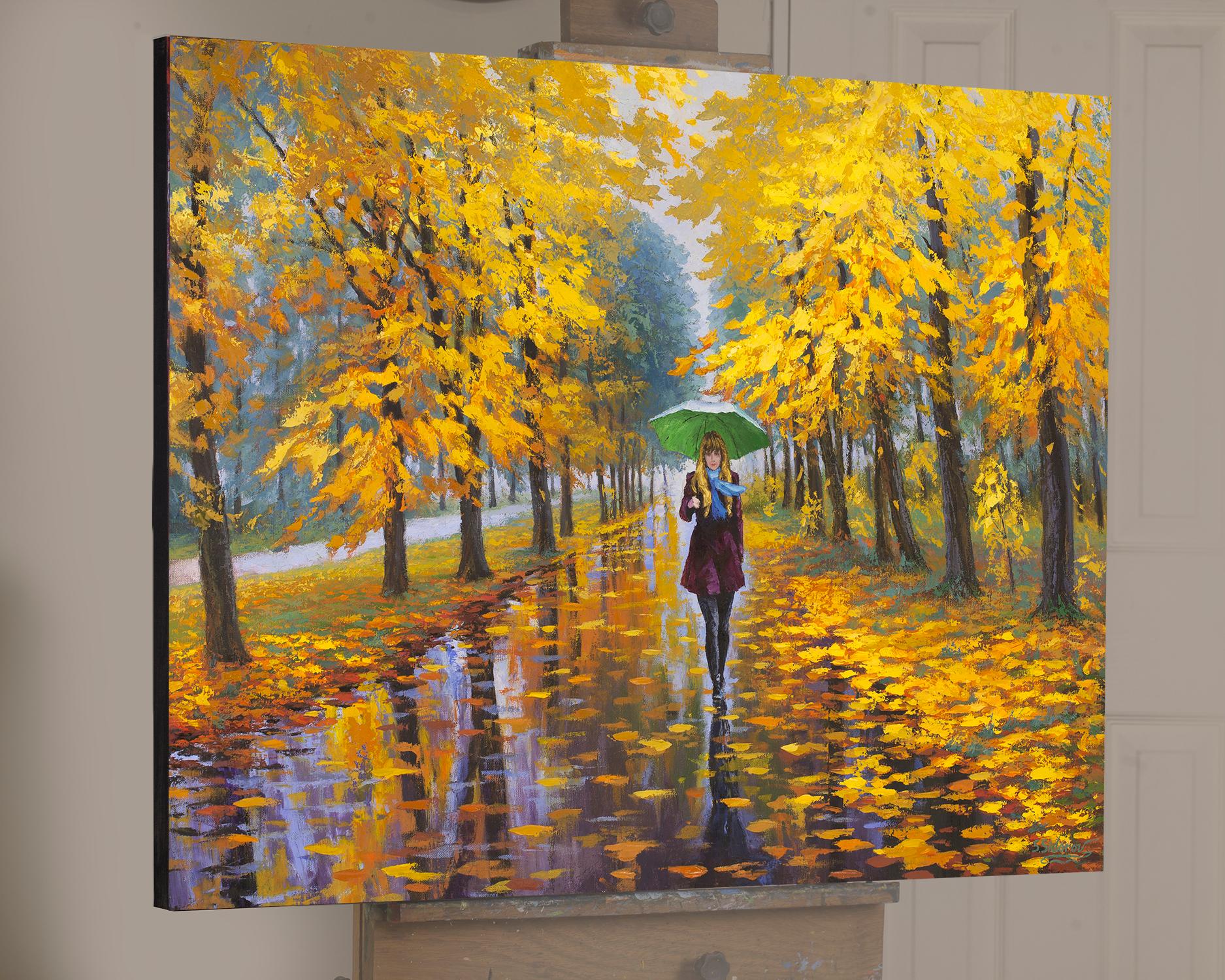 <p>Artist Comments<br>Autumn park; sounds and smells of fall.</p><p>About the Artist<br>Stanislav Sidorov saturates his canvas with the expressive color characteristic of the Russian Realist School. While he is a versatile painter, Stanislav prefers