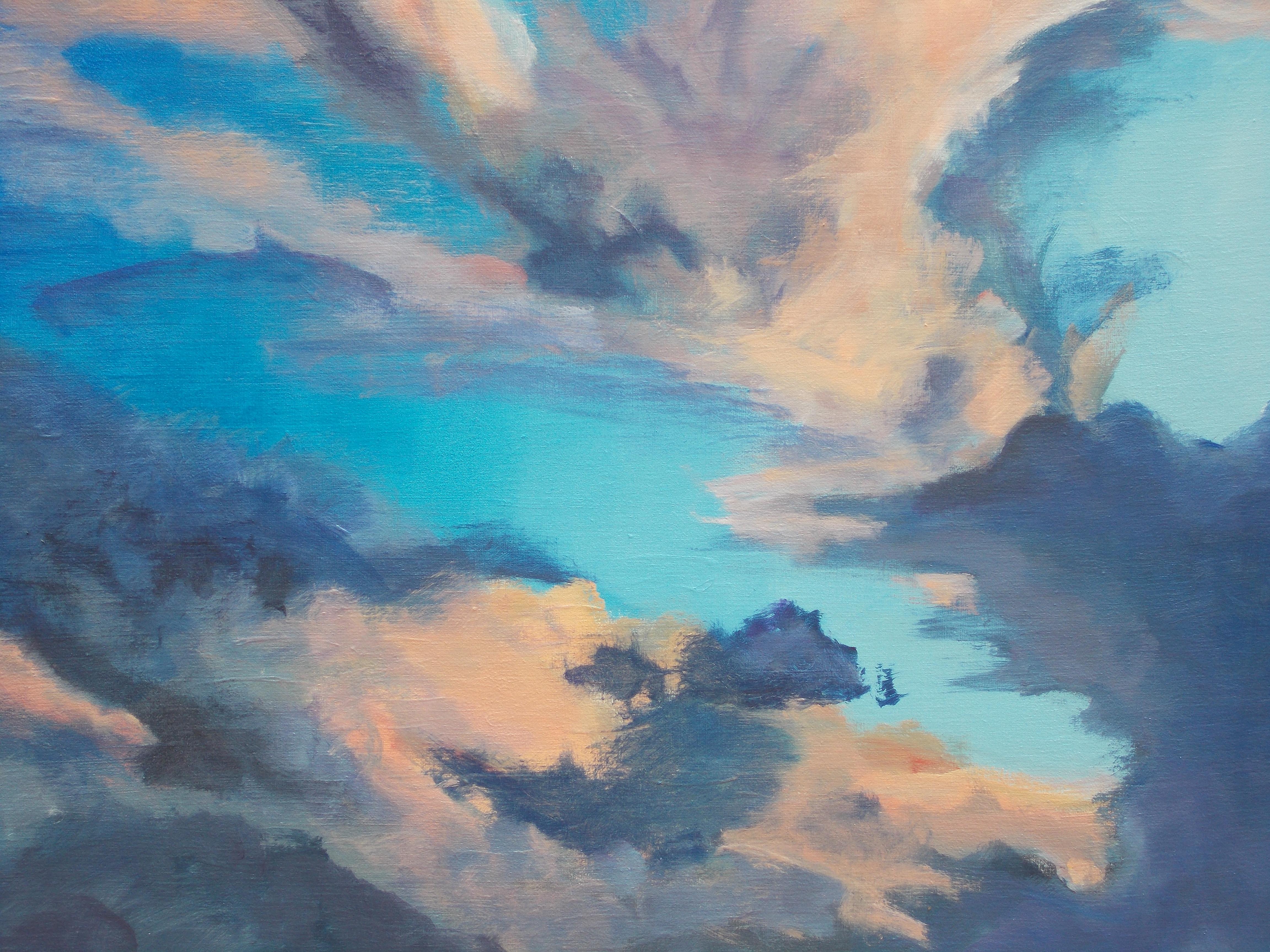 Painter's Sky  - Abstract Impressionist Painting by Benjamin  Thomas