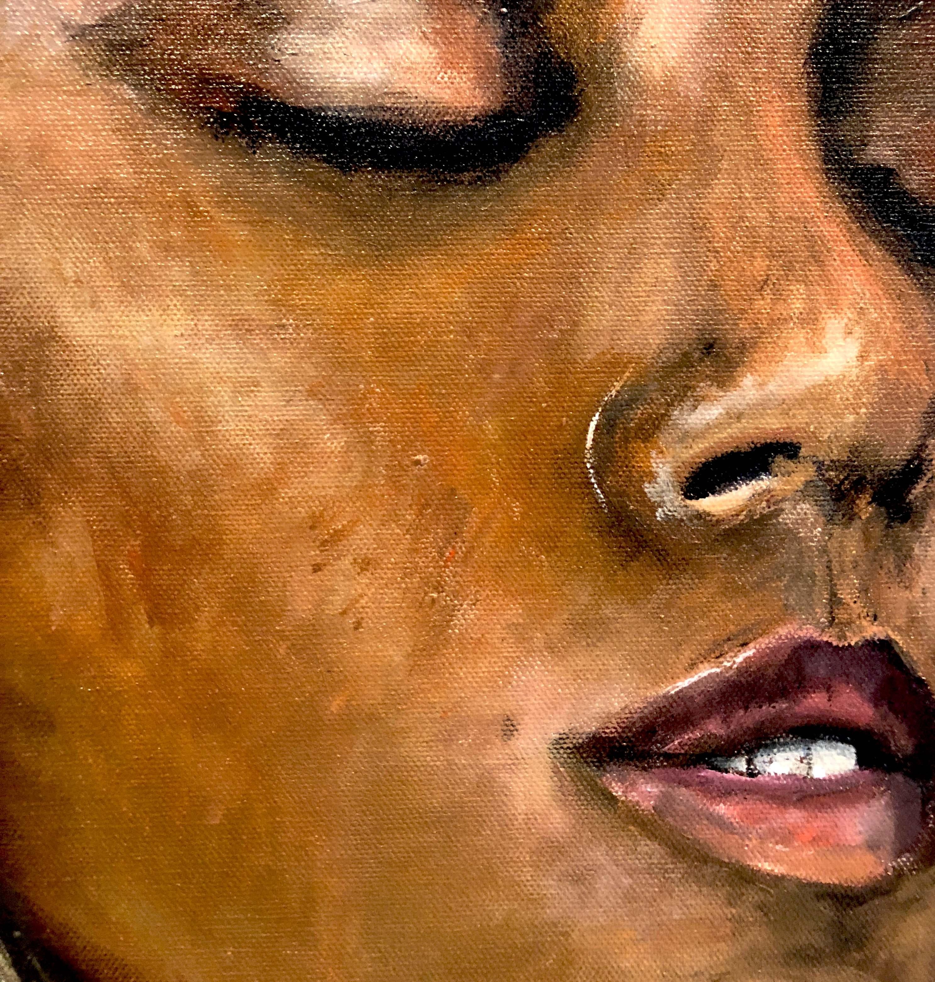 I Am Where I Need to Be - Abstract Impressionist Painting by Christa Forrest