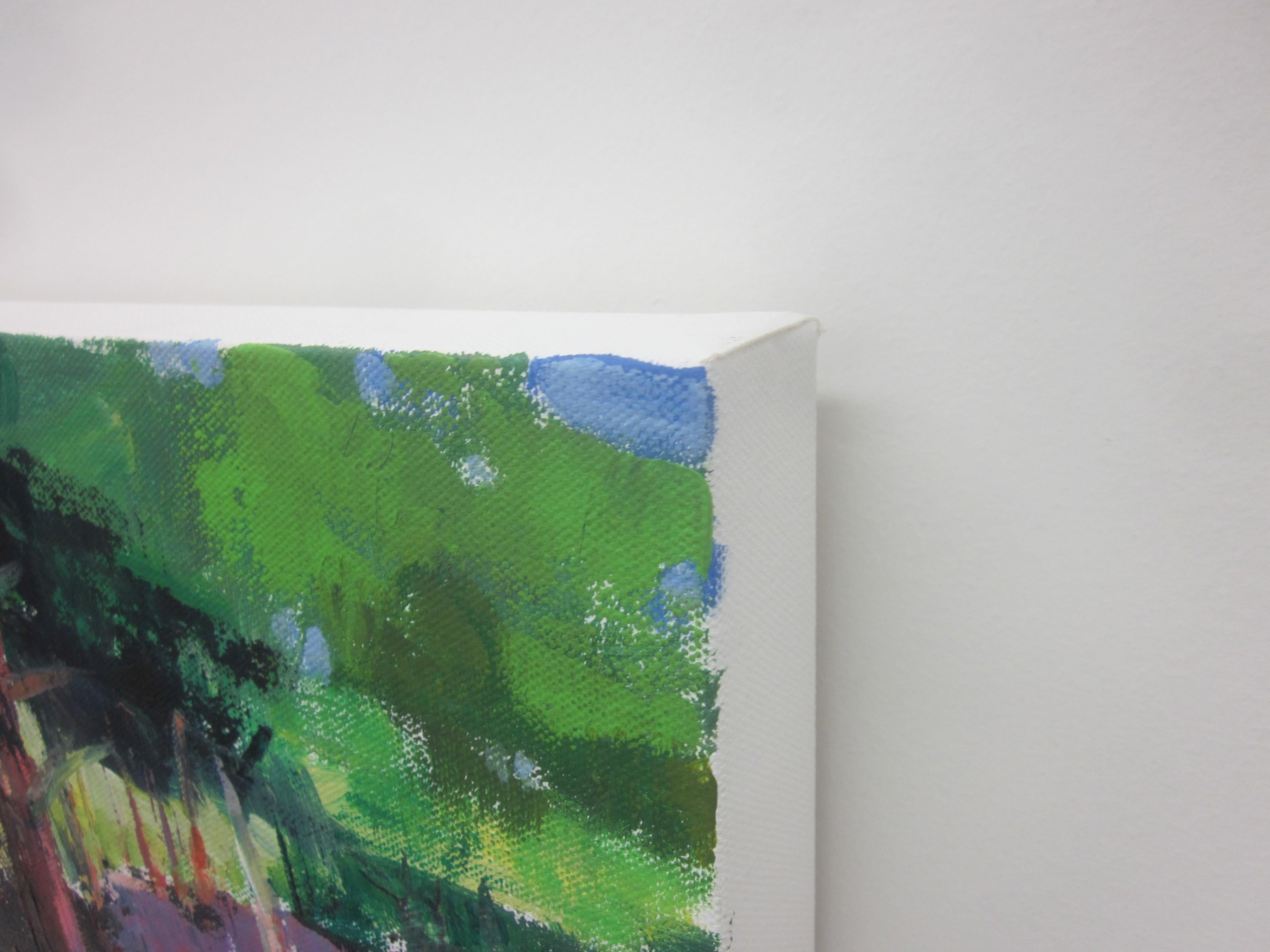 Mauer, Montebello (Abstrakter Impressionismus), Art, von Janet Dyer