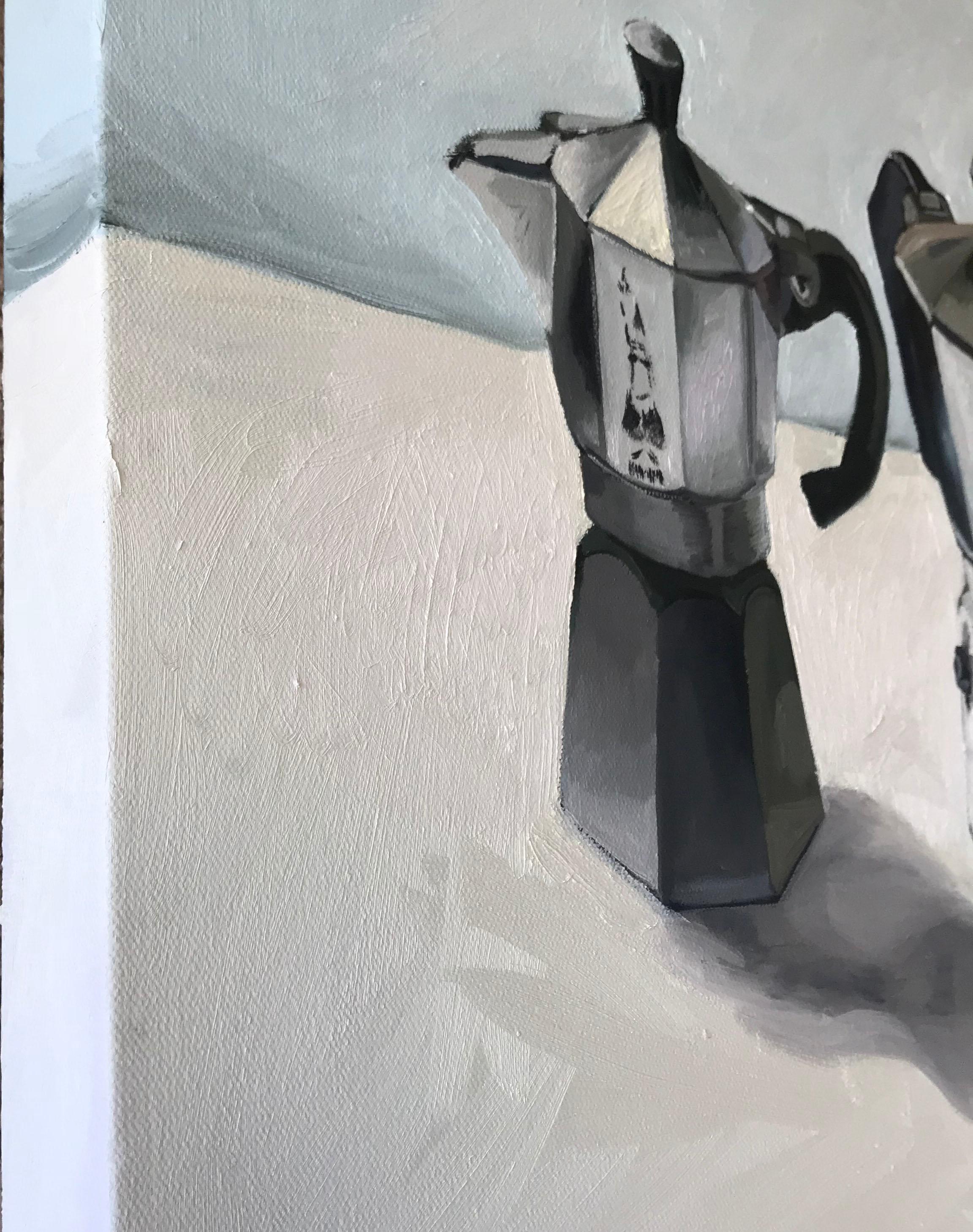 Café del cielo - Painting de Rachel Srinivasan