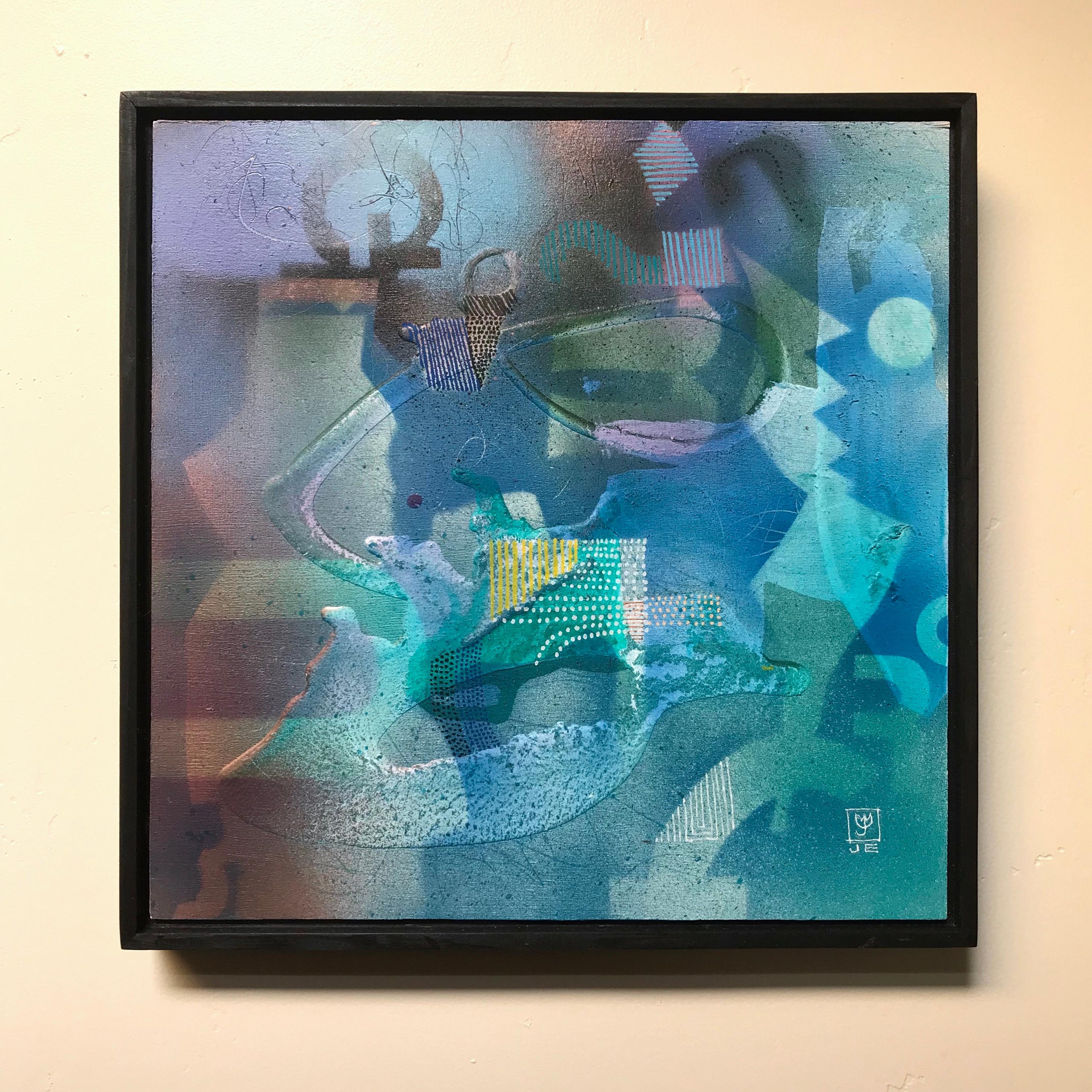 Un'altra interpretazione del blues - Painting di Janine Etherington