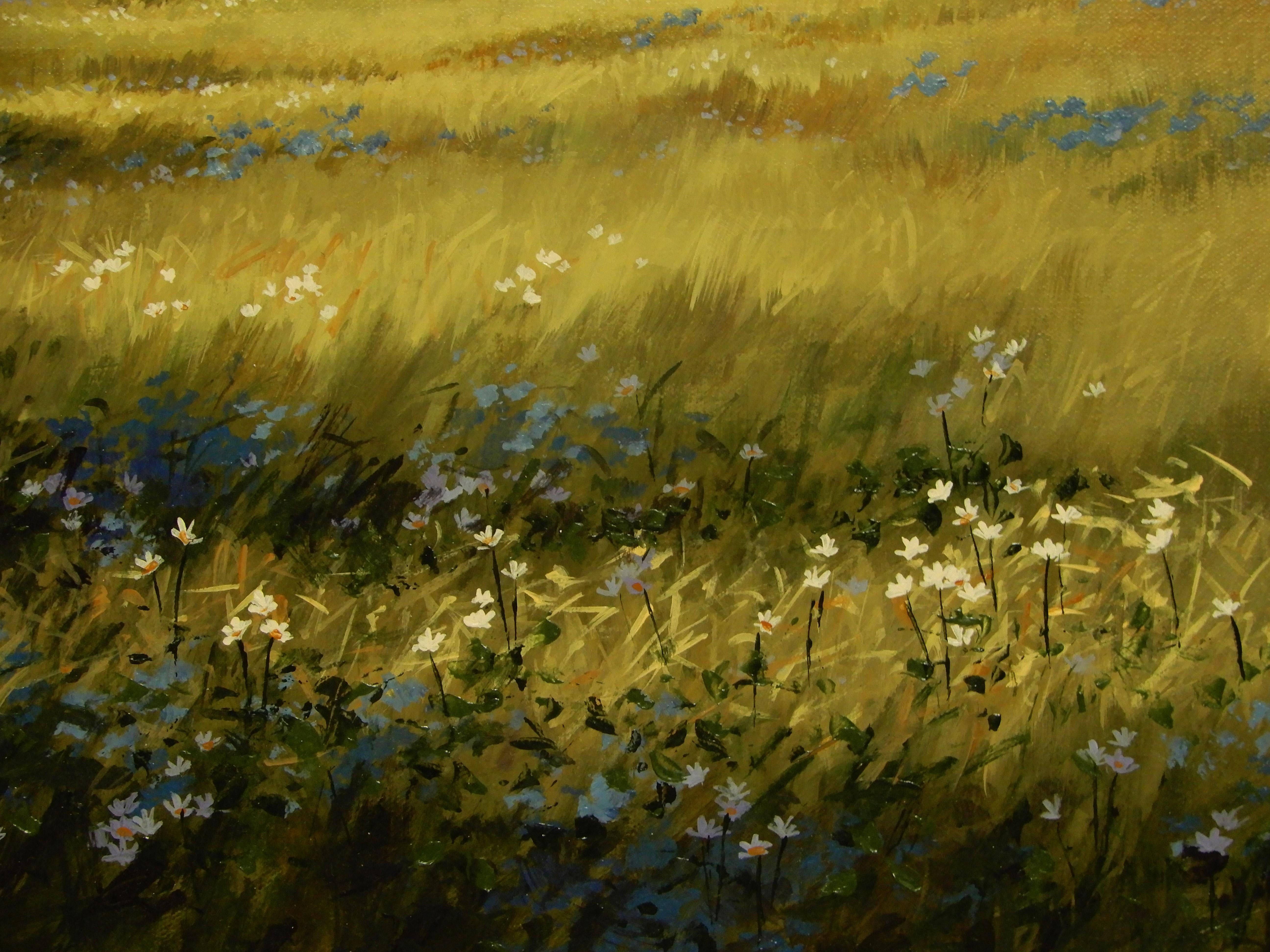 Hillside Meadow - Contemporary Art by Robert Pennor