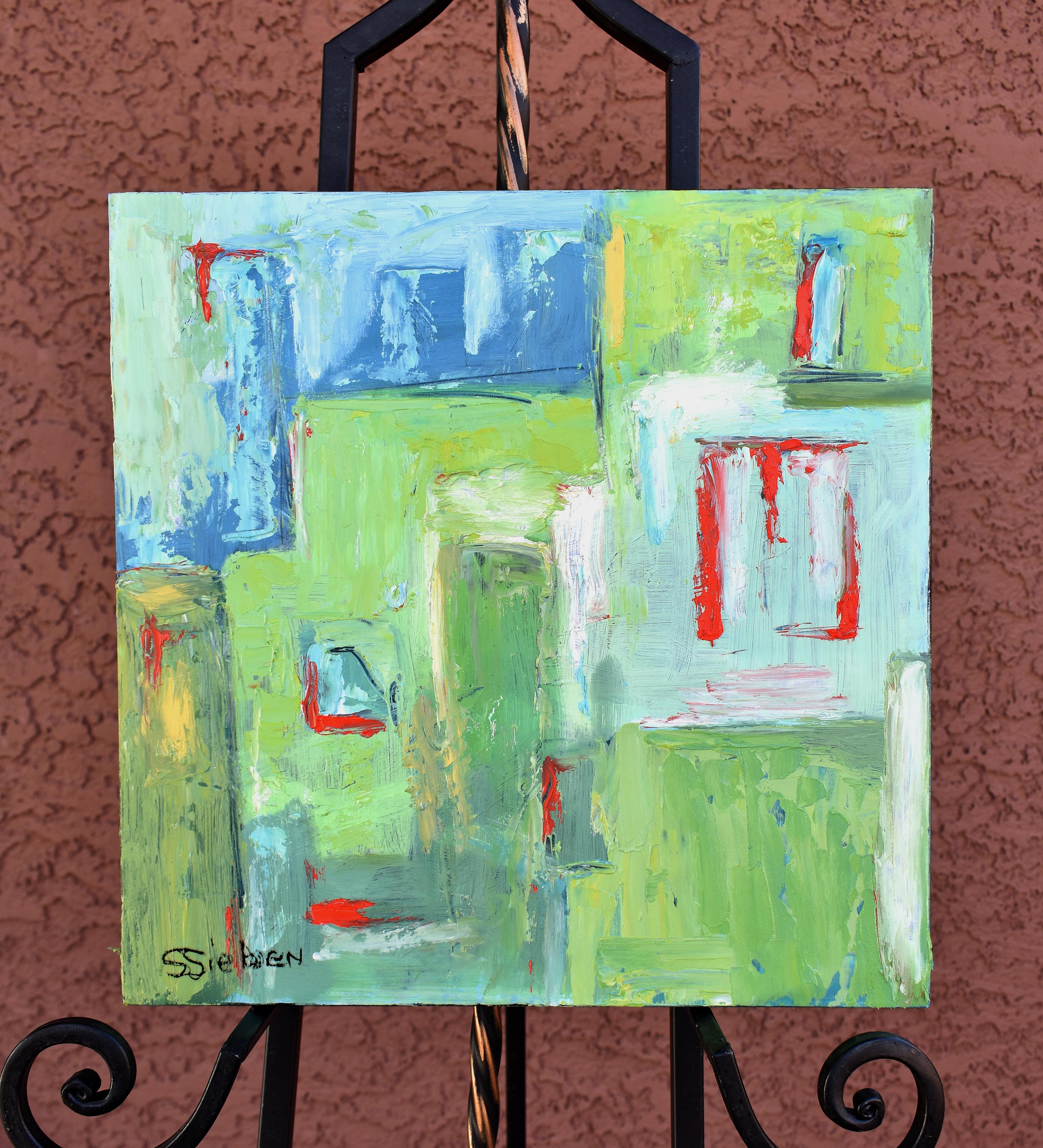 Windows - Abstract Painting by Sharon Sieben