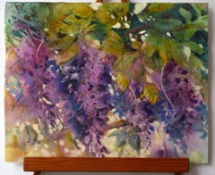 Misterios de púrpura y verde, Pintura original