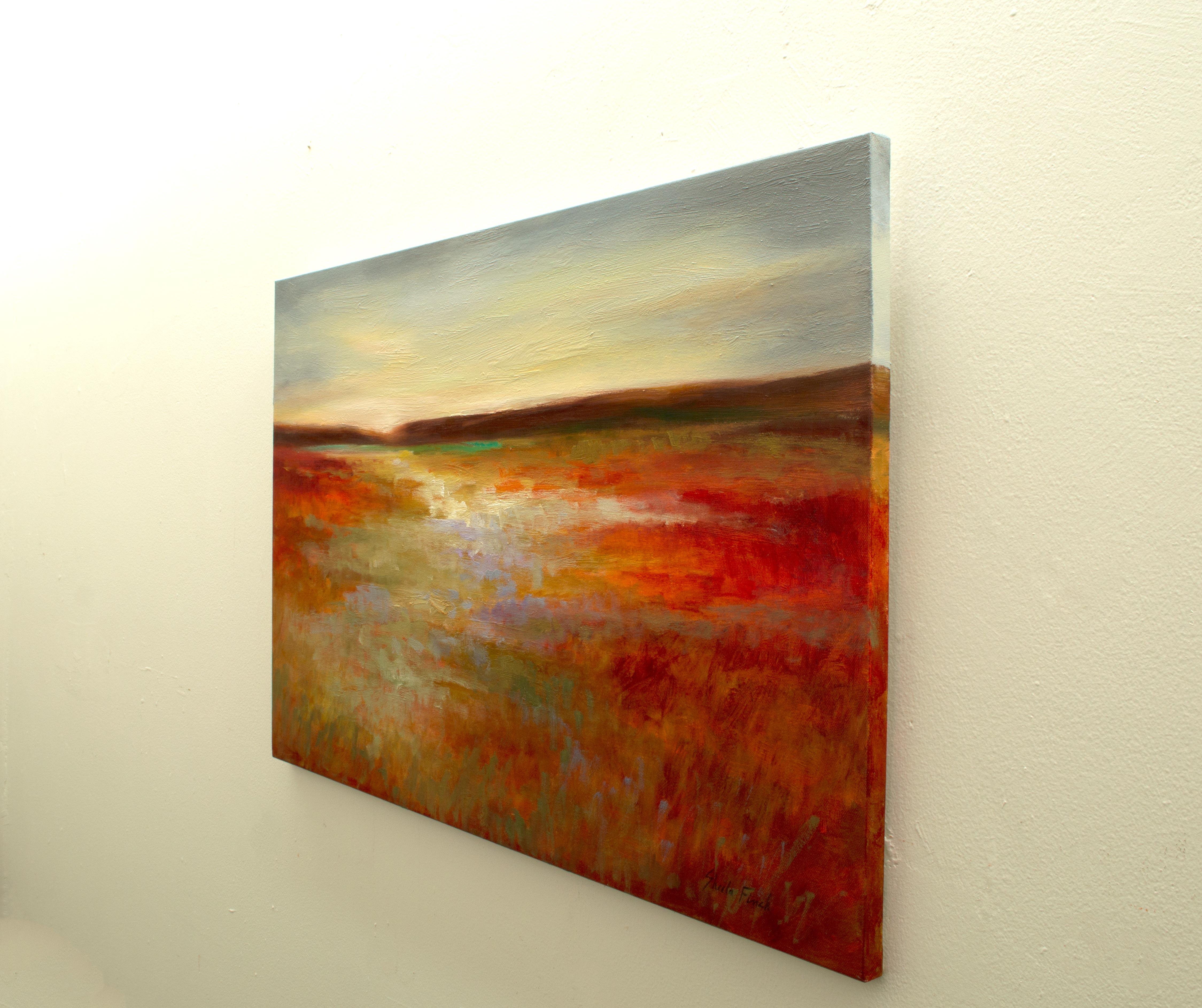 Light Across The Meadow - Abstract Impressionist Art by Sheila Finch