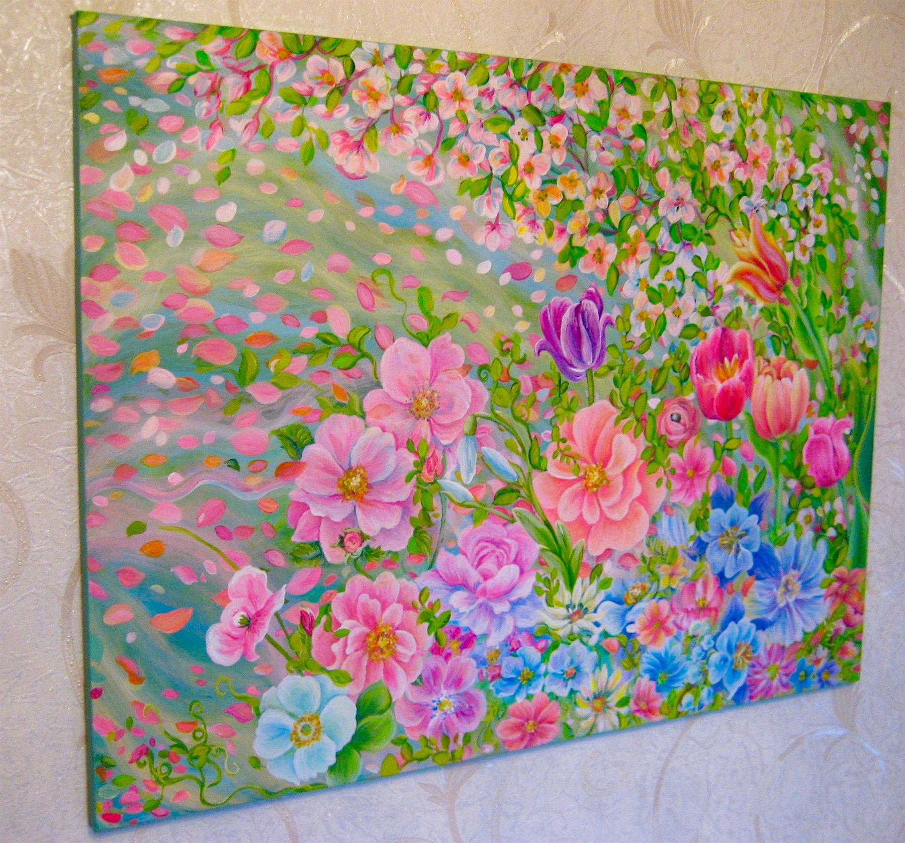 Peinture originale Blooms - Painting de Natasha Tayles