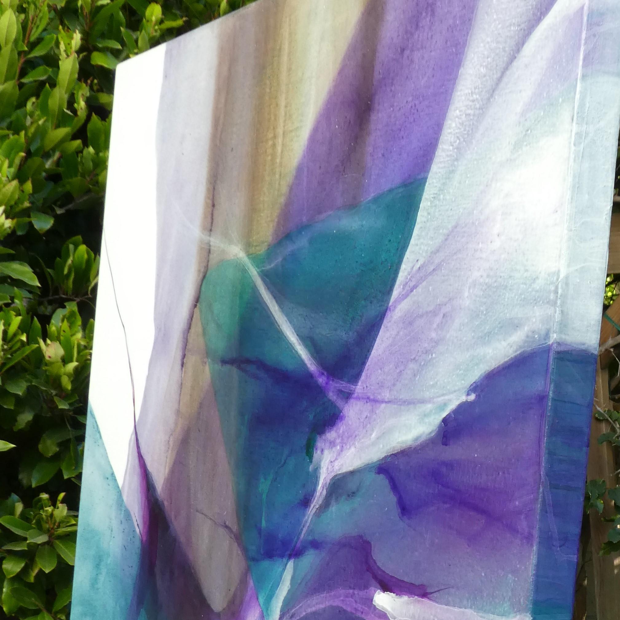 Heather Smoke, Pittura astratta - Painting di Dorothy Dunn