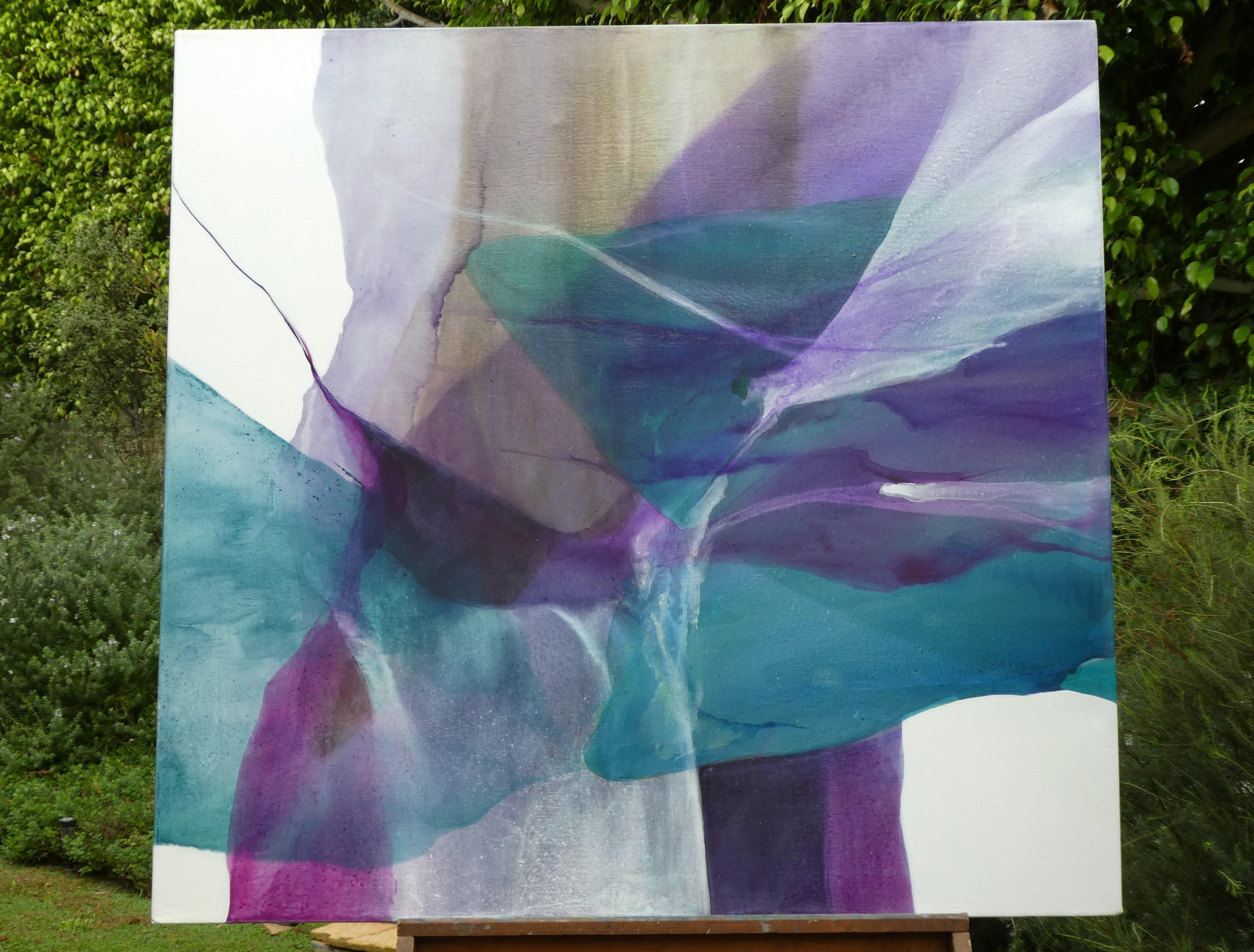 Heather Smoke, Pittura astratta - Painting Astratto di Dorothy Dunn