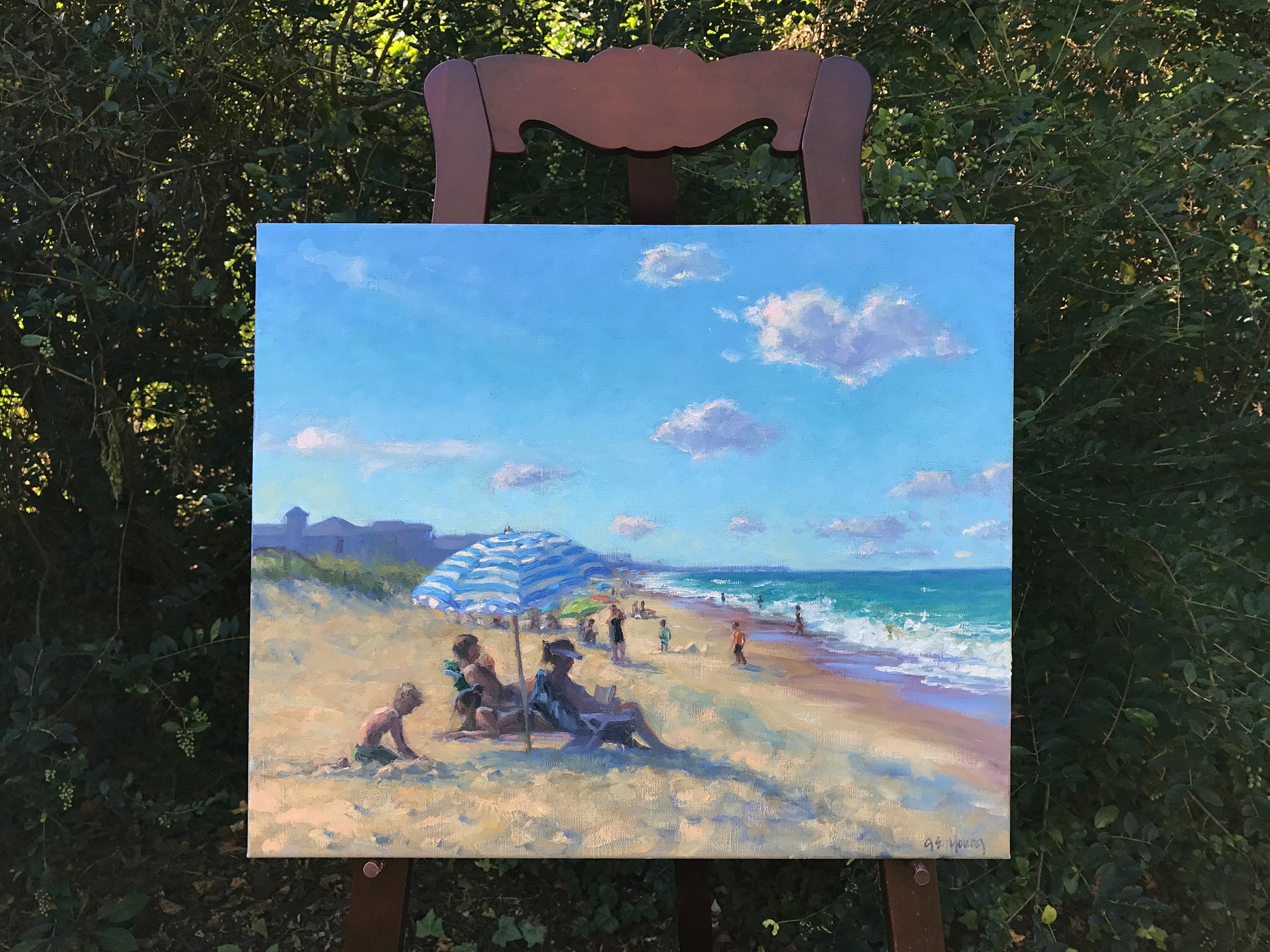 Surfside - Abstract Impressionist Art by Jennifer Young