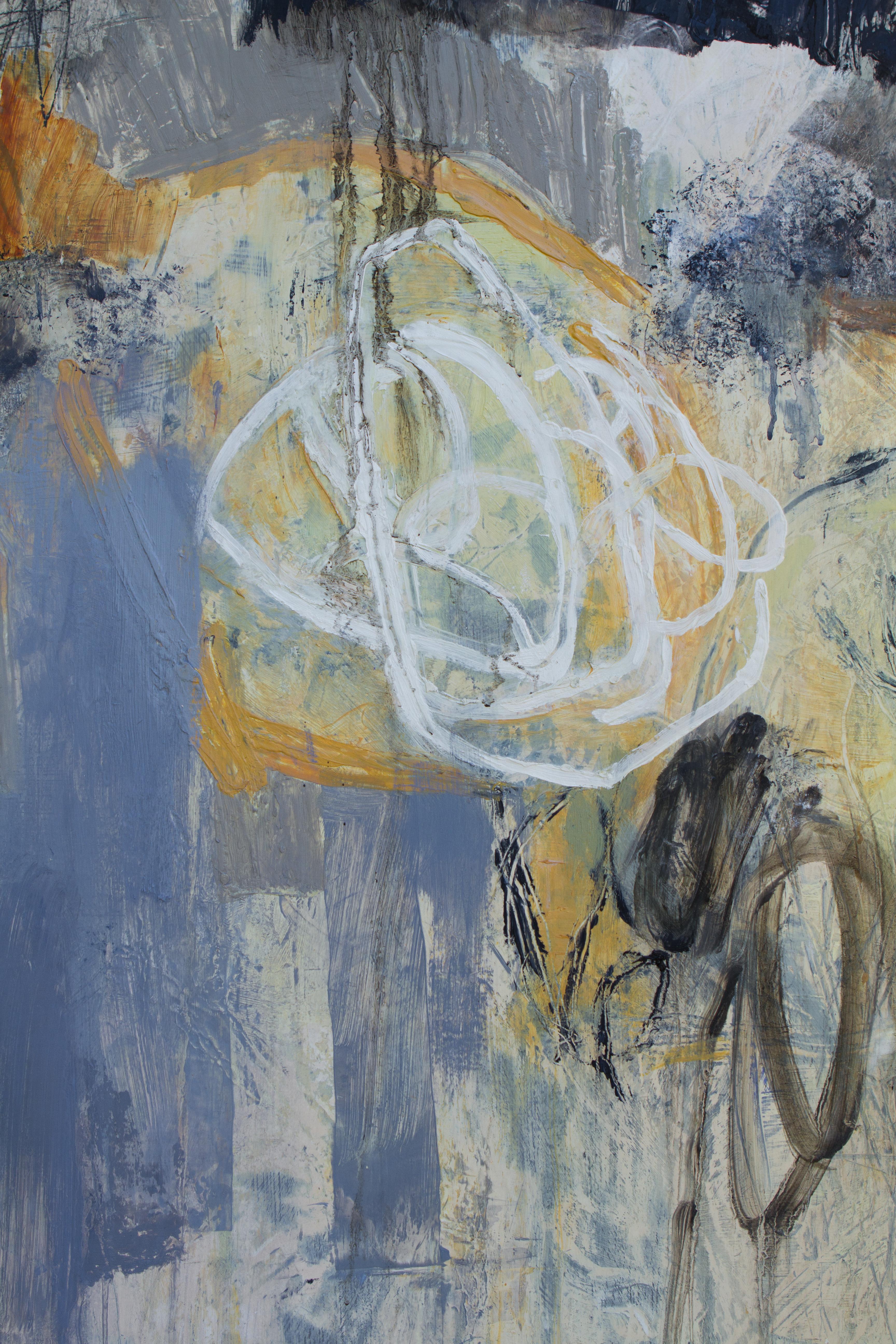 Evidence - Abstract Painting by Susan Cretarolo
