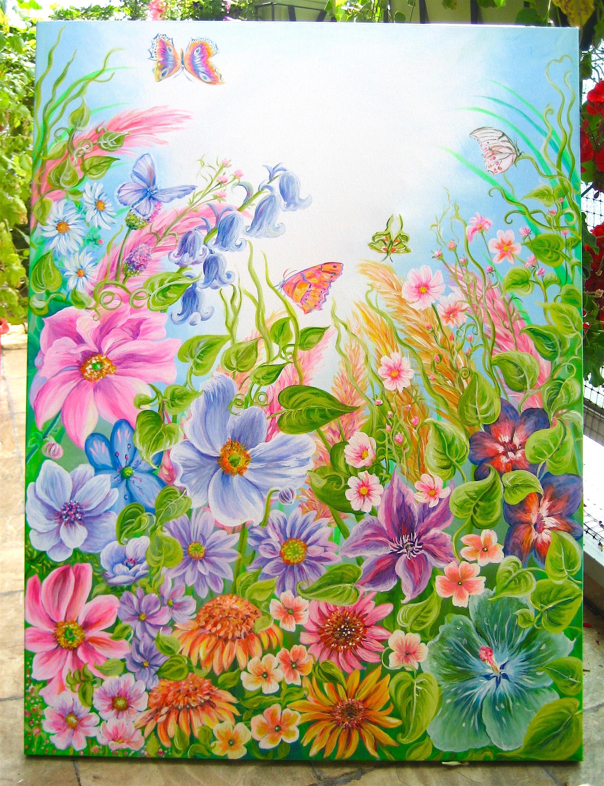 Sogni d'estate, Pittura originale - Painting Contemporaneo di Natasha Tayles