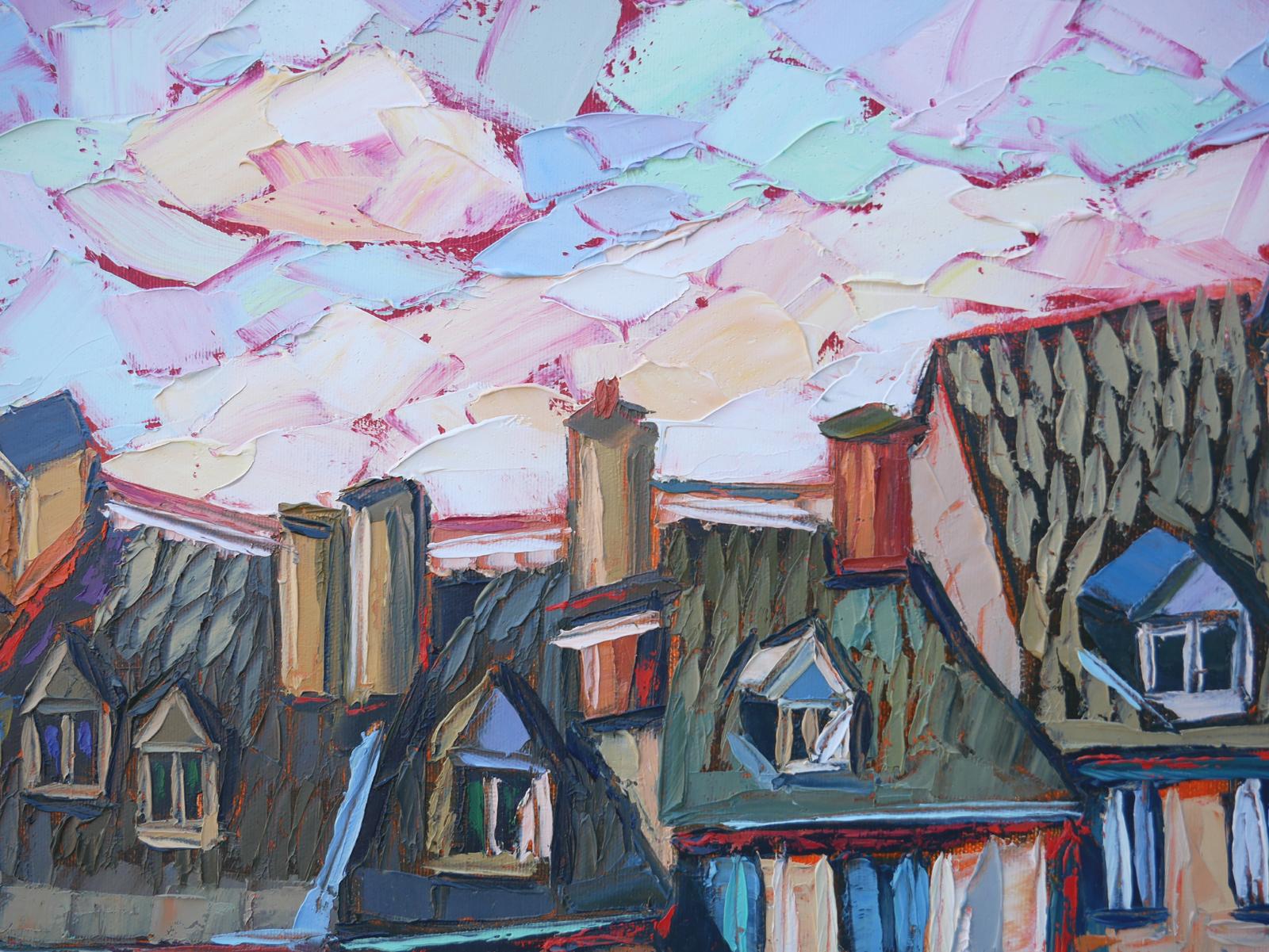 <p>Artist Comments<br />Each small village in the South of France is always charming and full of history. I like to paint the old houses and their uniqueness.</p><p>About the Artist<br />Elizabeth Elkin’s paintings express a love and romanticism for
